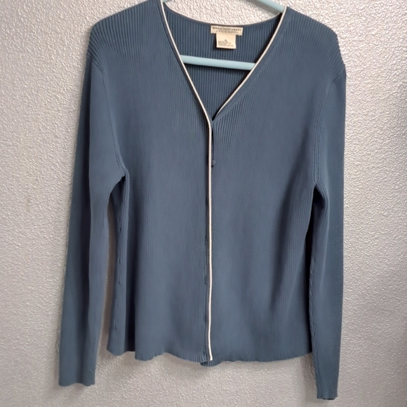 Two Piece Green Tunic & Cardigan   Size XL - Picture 7 of 11